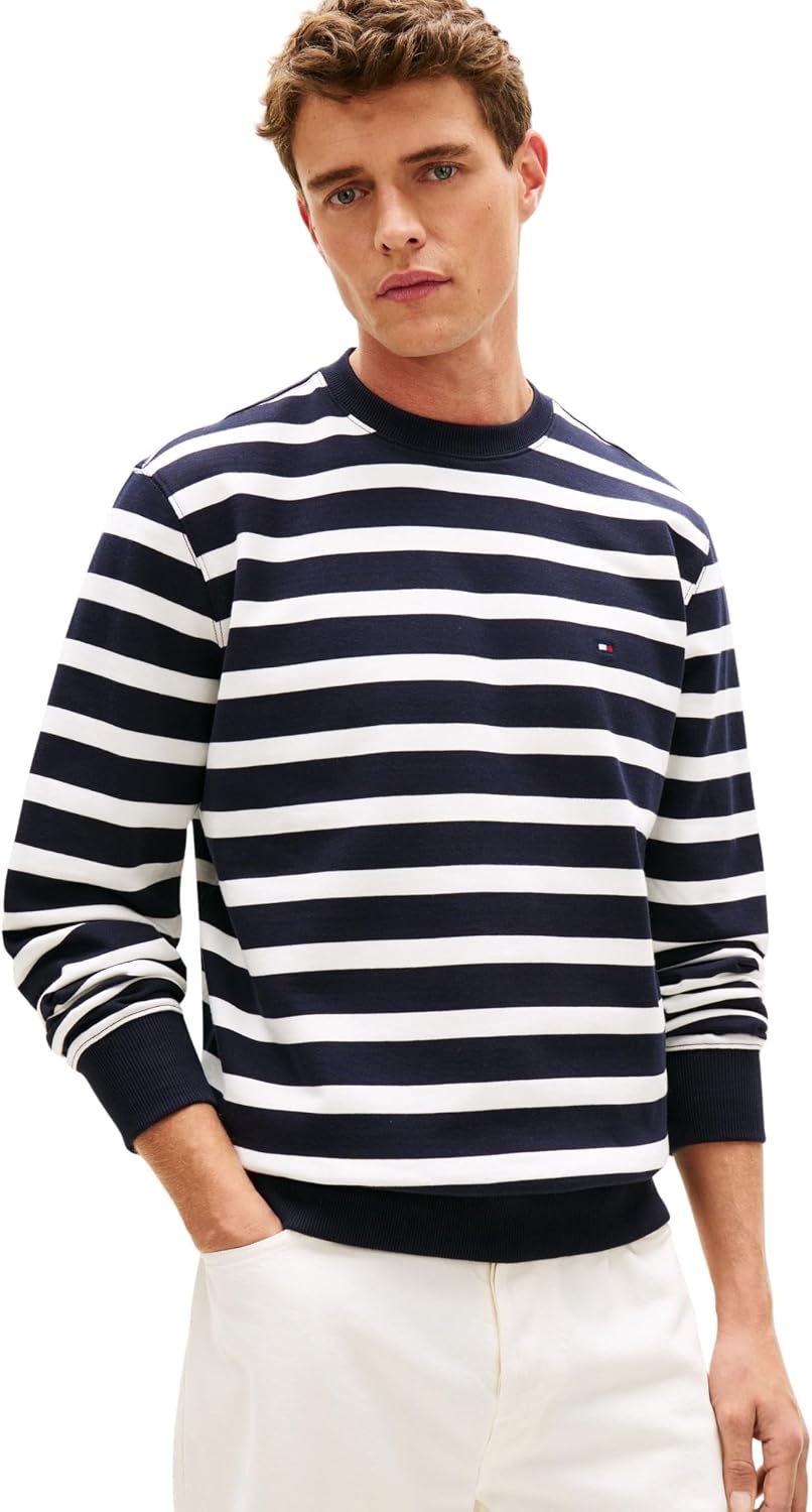 Thumbnail 6 de Tommy Hilfiger Ess Terry Block STP Sweatshirt Mw0mw41352 – Felpa Uomo in Cotone