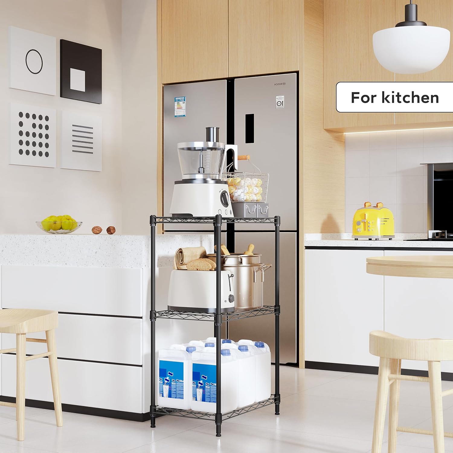 Detalle 2 de Storage shelving steel 1000 lbs, 4-tier rack