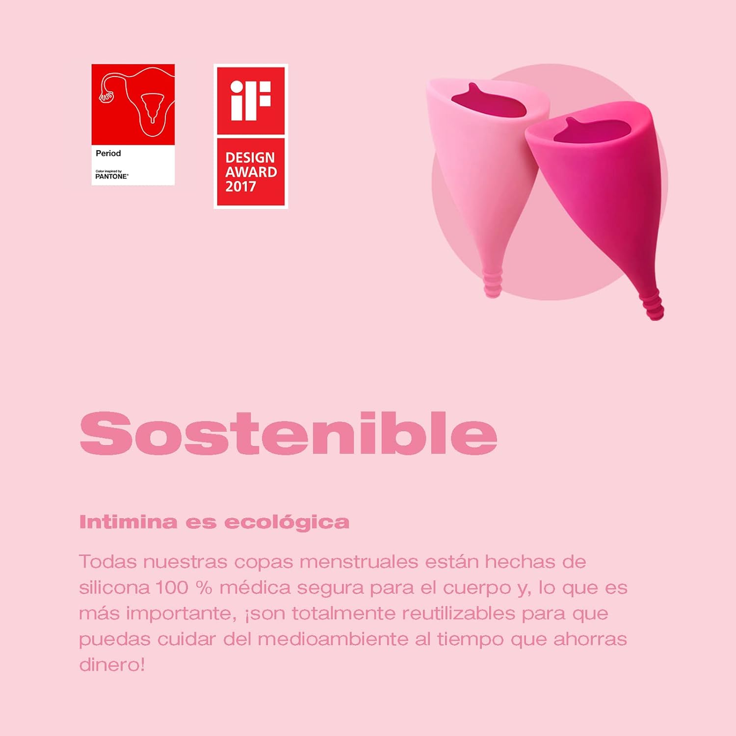 Thumbnail 6 de INTIMINA Lily Cup One copa menstrual plegable 1 unidad