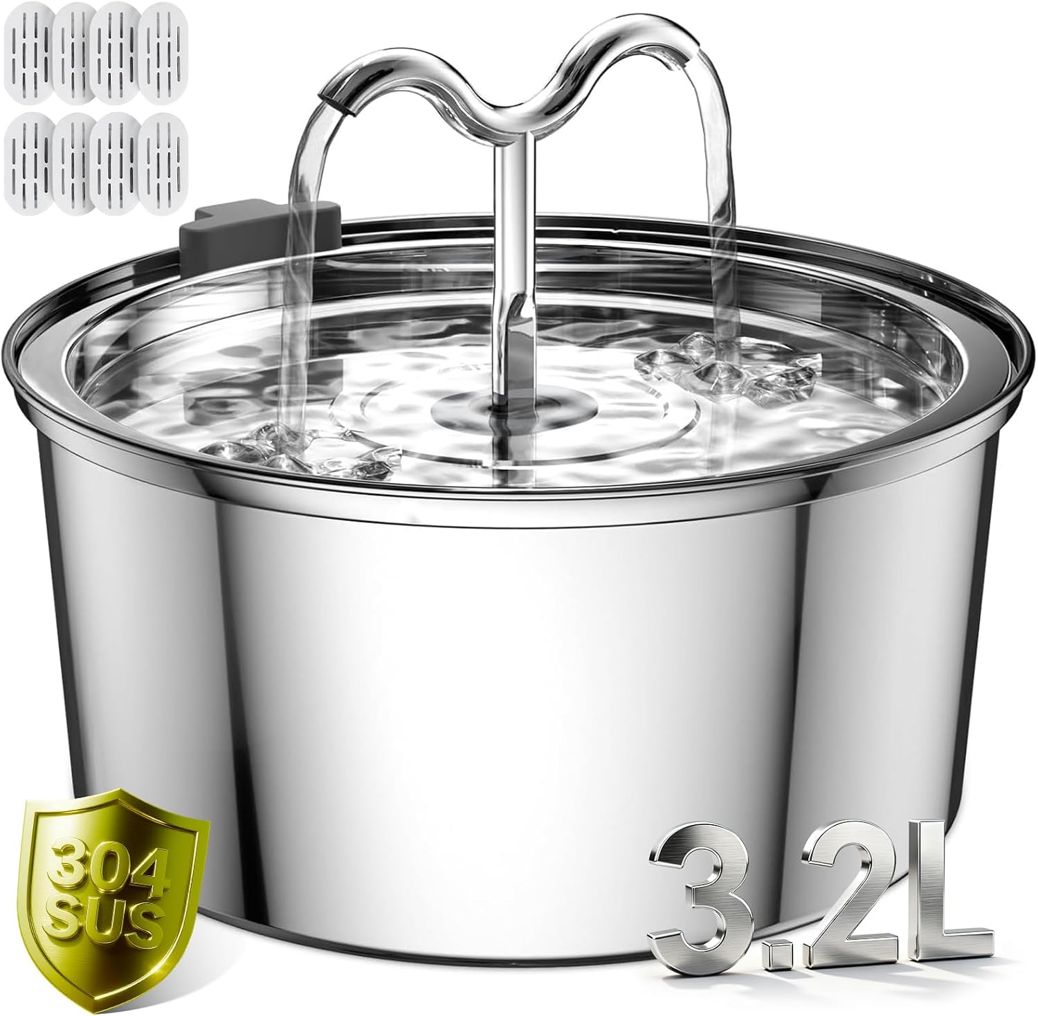 Detalle de DOOOB Katzentrinkbrunnen 3,2 l