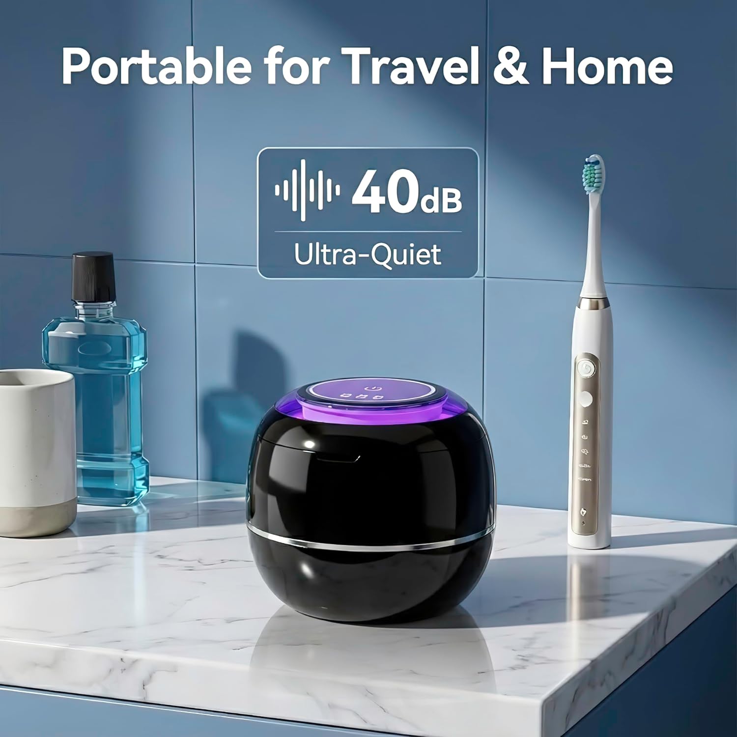 Detalle 1 de Etermeish Ultrasonic Cleaner, 180 mL