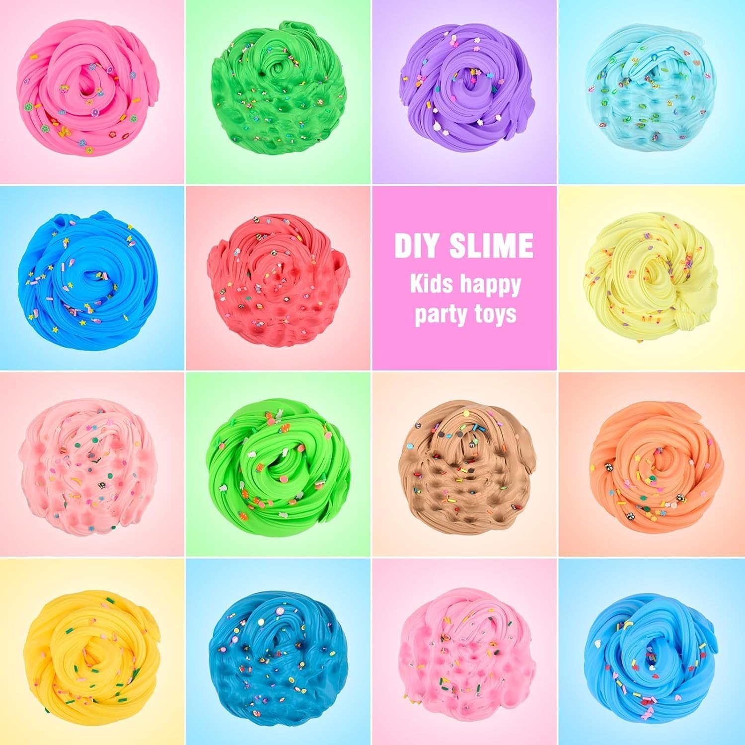 Thumbnail 2 de Butter Fluffy Slime Kit 38 pack for kids