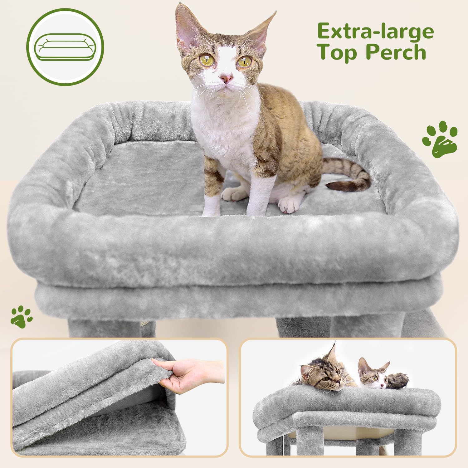 Detalle 2 de Globlazer Cat Tree, 61-Inch