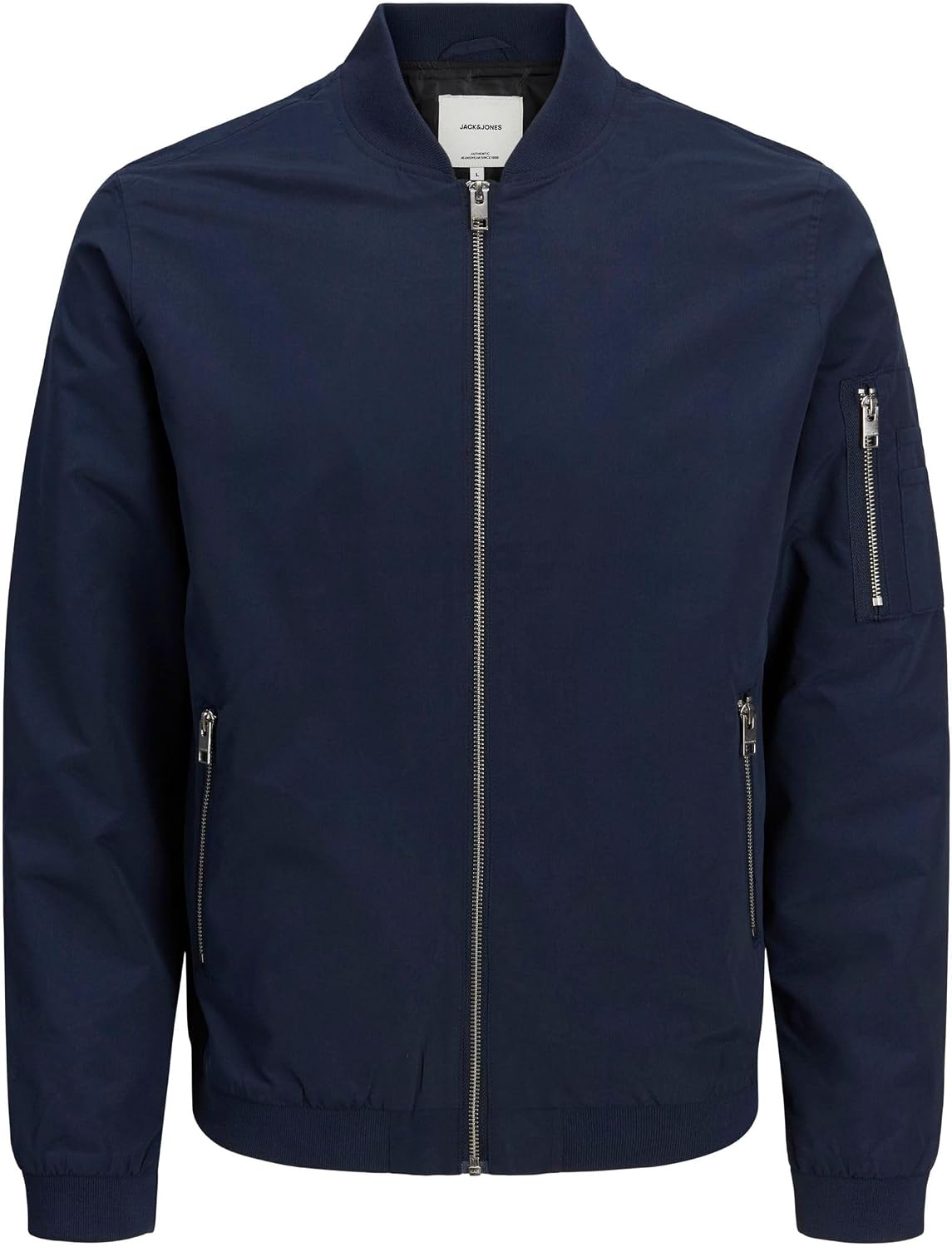 Detalle de Veste bomber à manches longues Jack & Jones – coupe Regular Fit en polyester