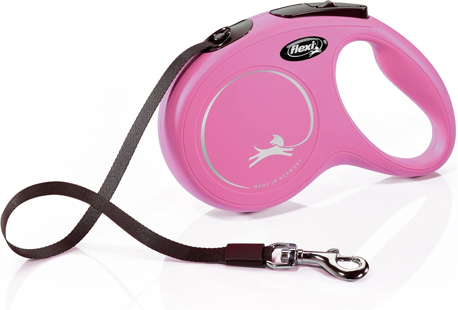 Thumbnail 3 de flexi® Classic M 5m Gurtrollleine Pink für Hunde bis 25 kg – 274 g, 11.6 × 18.8 cm