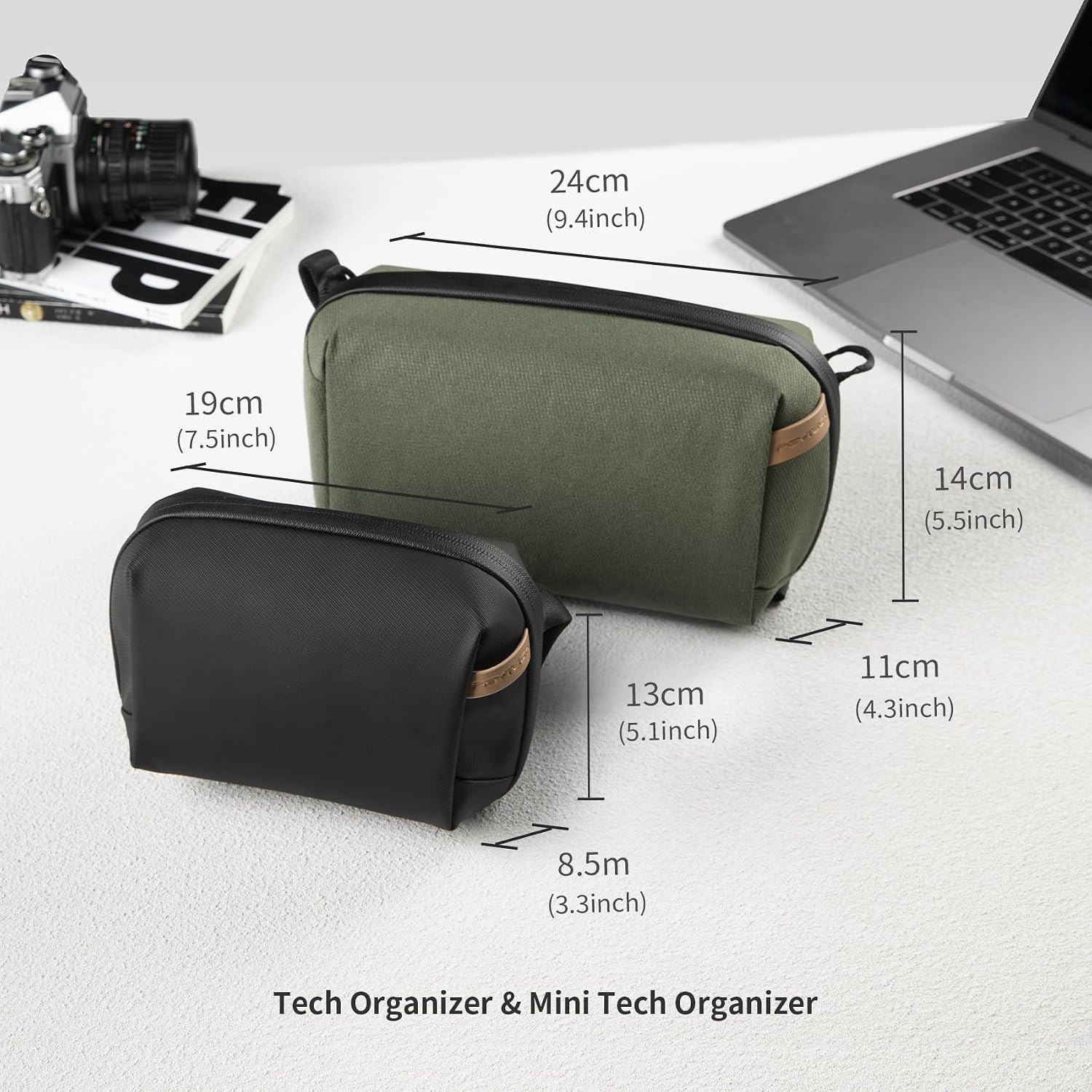 Thumbnail 5 de PGYTECH Pouch Tech Elektronik-Organizer Tasche (wasserdicht), Zubehör-Tasche für Insta360 & Kamera-Setup – Schwarz