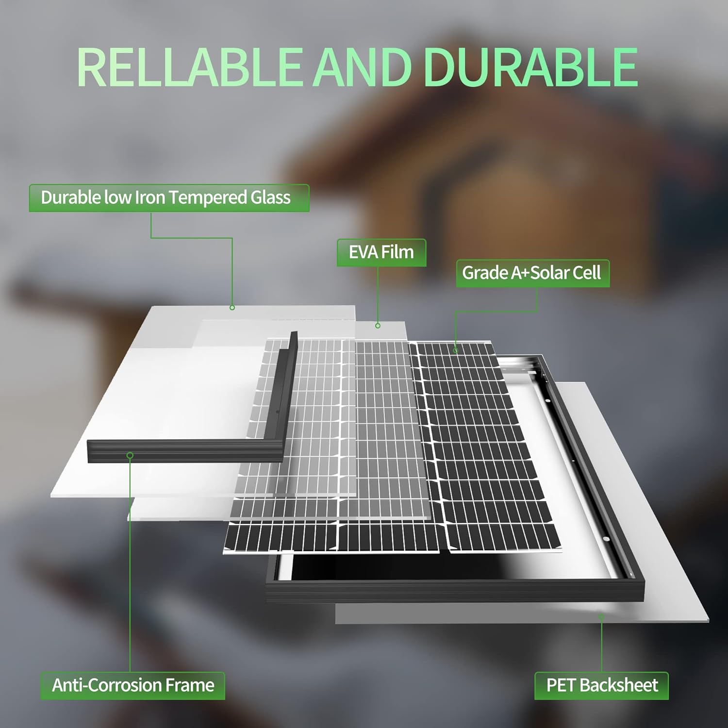 Thumbnail 5 de JJN 200W Solar Panels, 10BB 12V