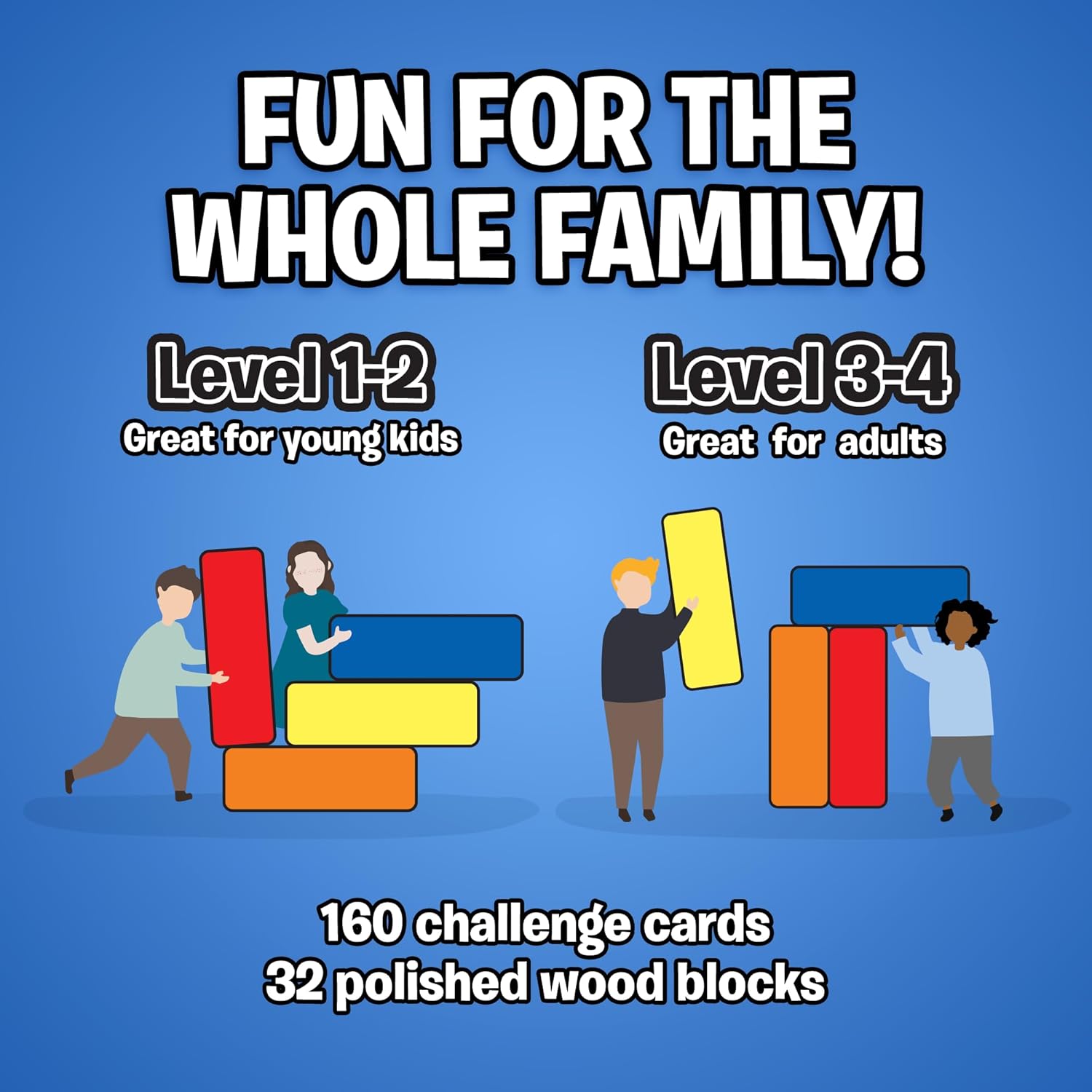 Detalle 2 de Uzzle Stack Royale Board Game 32 Blocks