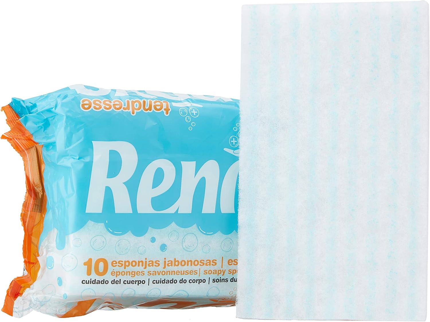 Detalle 2 de Renova Esponjas Jabonosas - Pack de 10 🧽