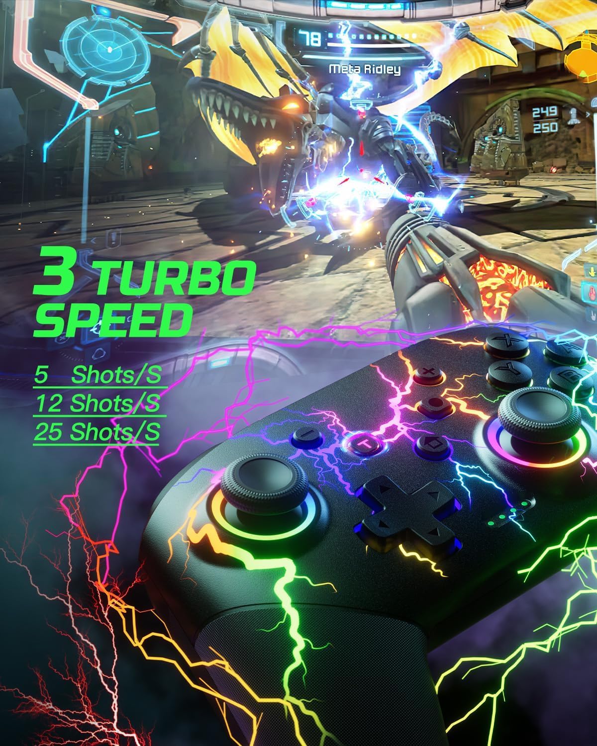 Thumbnail 5 de VOYEE Switch Pro Controller 1000mAh