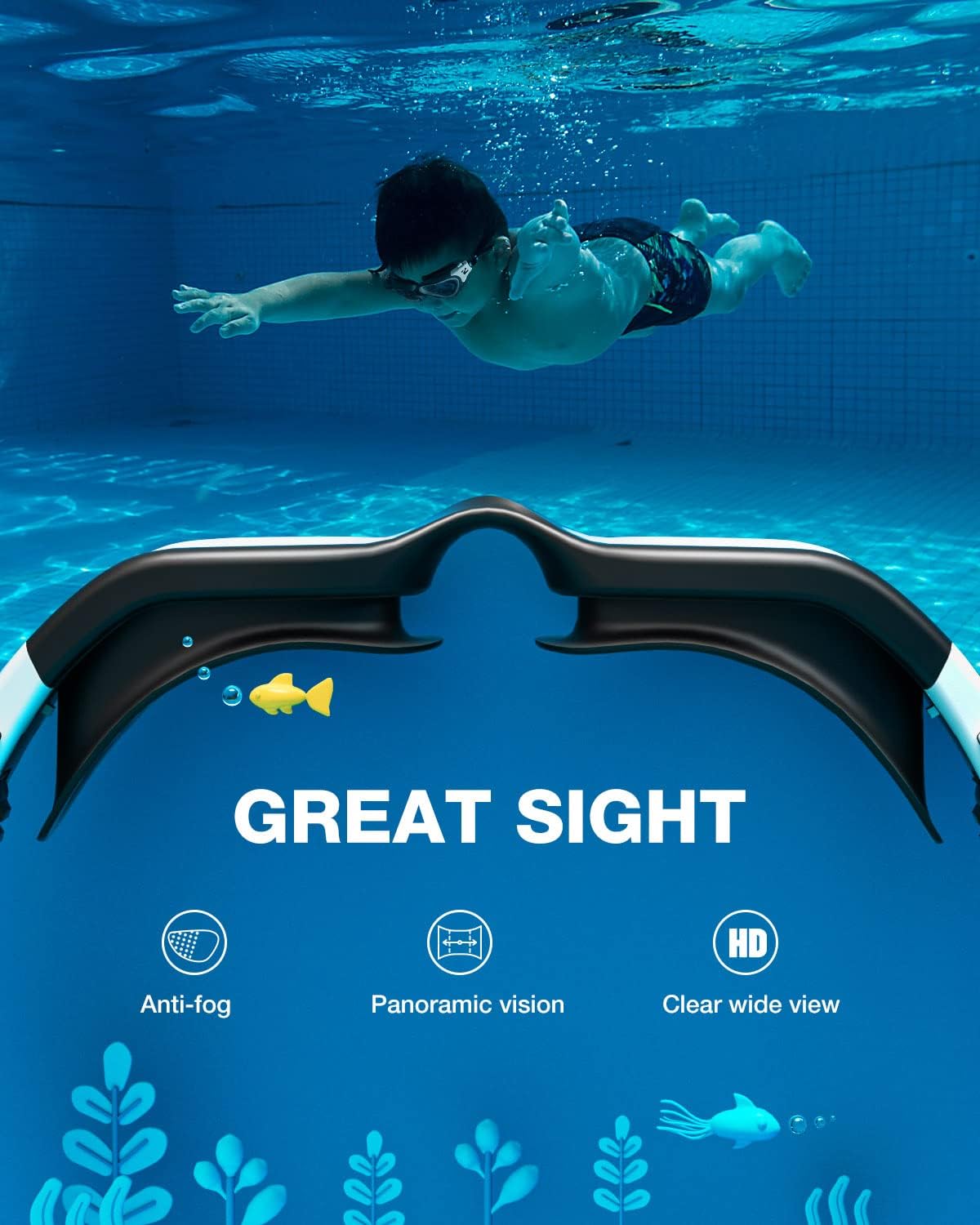 Detalle de ZIONOR G1MINI Schwimmbrille 6â14 Jahre đ
