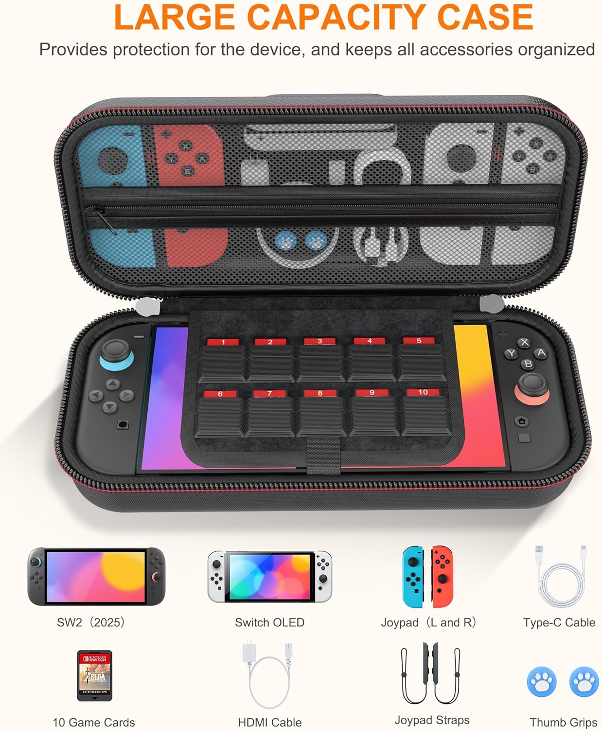 Detalle de HELLCOOL Switch case with 10 card slots