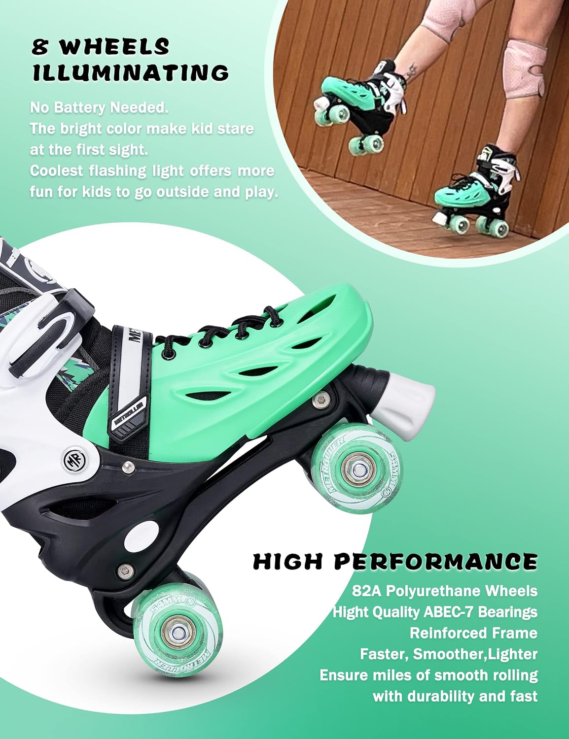 Detalle de METROLLER Adjustable Roller Skates