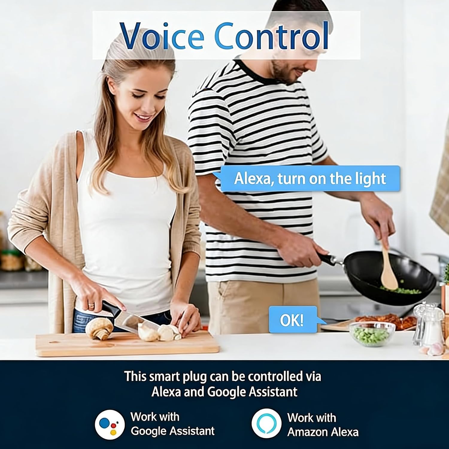 Thumbnail 3 de ANTELA Smart Plug with Energy Monitoring (2 Pack) – 13A, 2.4GHz WiFi, Voice Control & Remote App