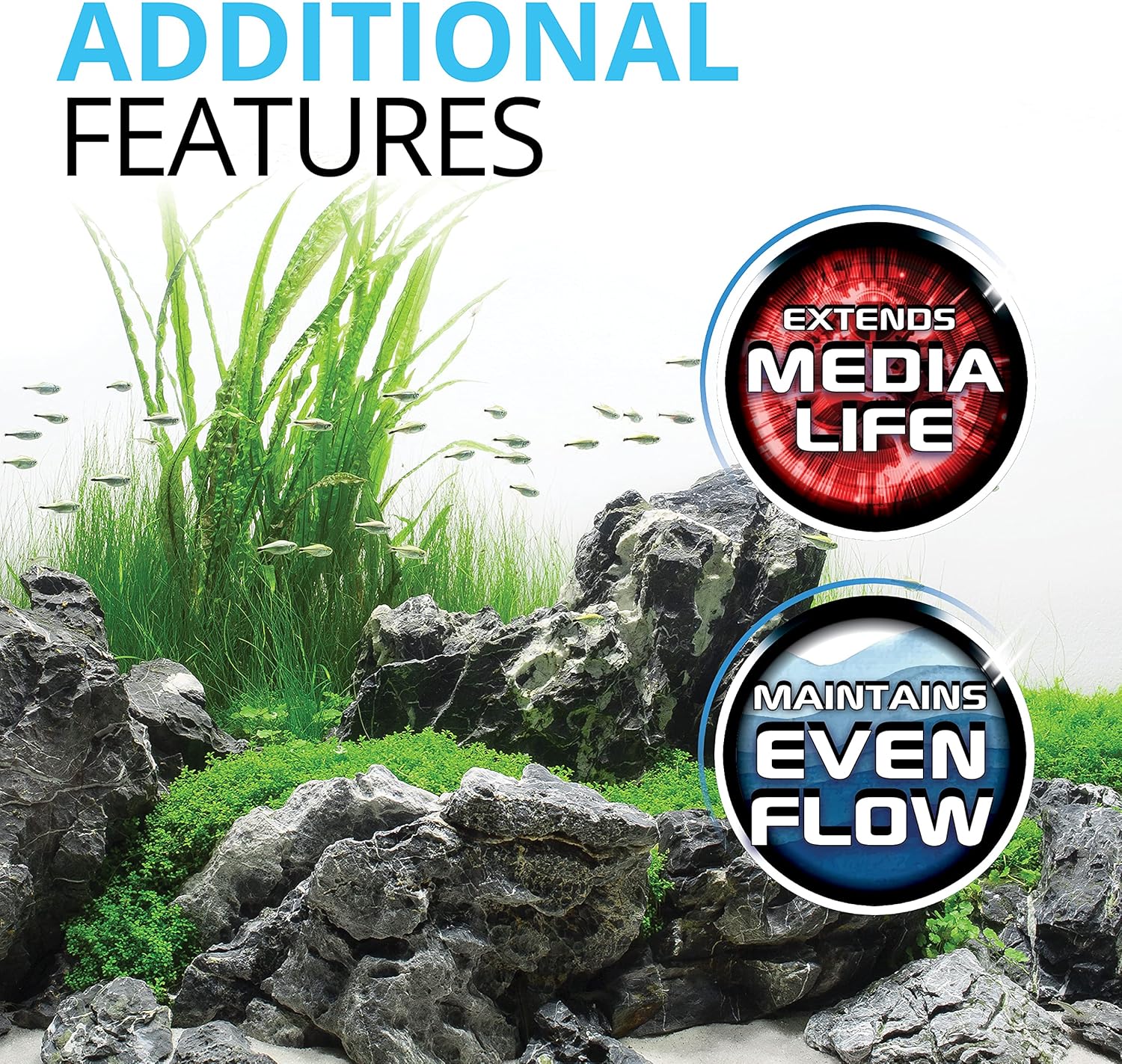 Detalle de FLUVAL Préfiltre pour Aquariophilie 750 g – filtre d’entrée pour retenir les débris