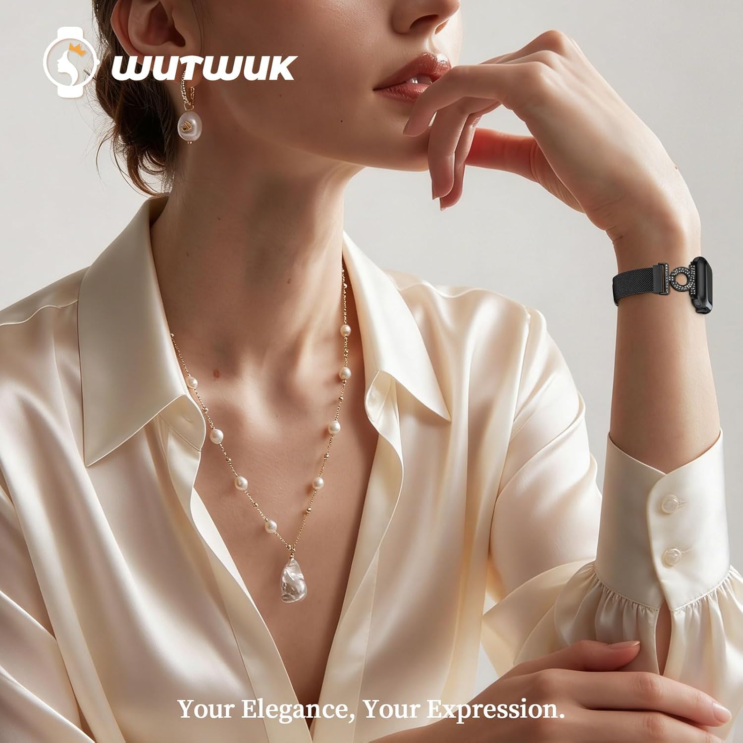 Detalle de wutwuk Compatible Apple Watch Strap 42mm
