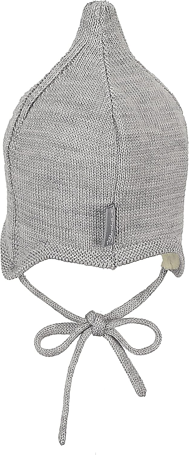 Thumbnail 3 de Sterntaler Baby-Mütze Zipfli aus Strick mit Merino-Wolle und Schleifen