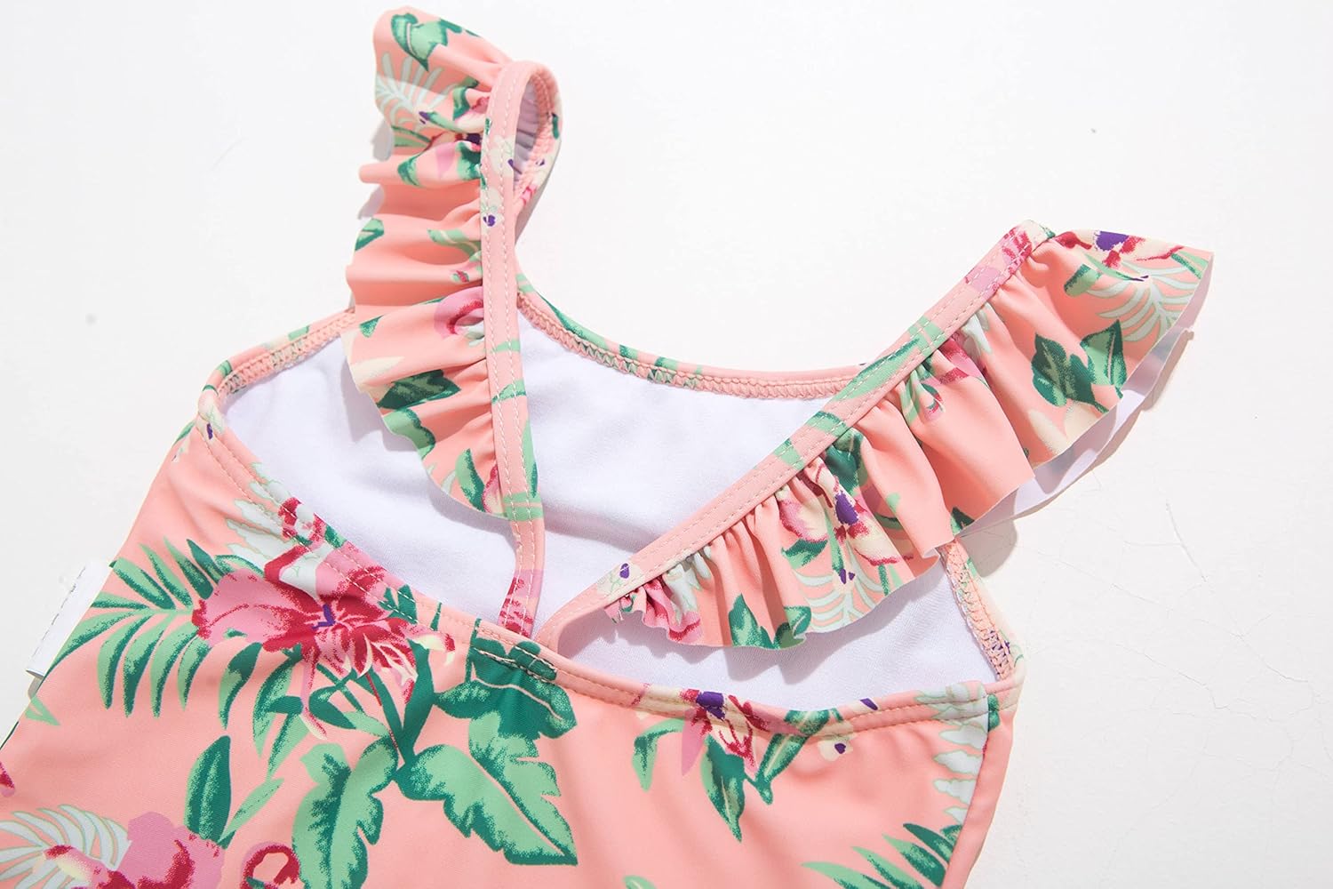 Thumbnail 3 de BONVERANO Kleiner Mädchen Schwimmanzug UV-Schutz Blumenmuster (UPF 50+)
