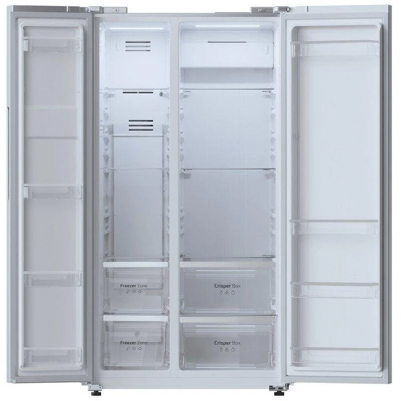 Detalle 2 de Cecotec Bolero CoolMarket SBS 562 Inox E | Frigorífico Americano Side by Side en Acero Inoxidable