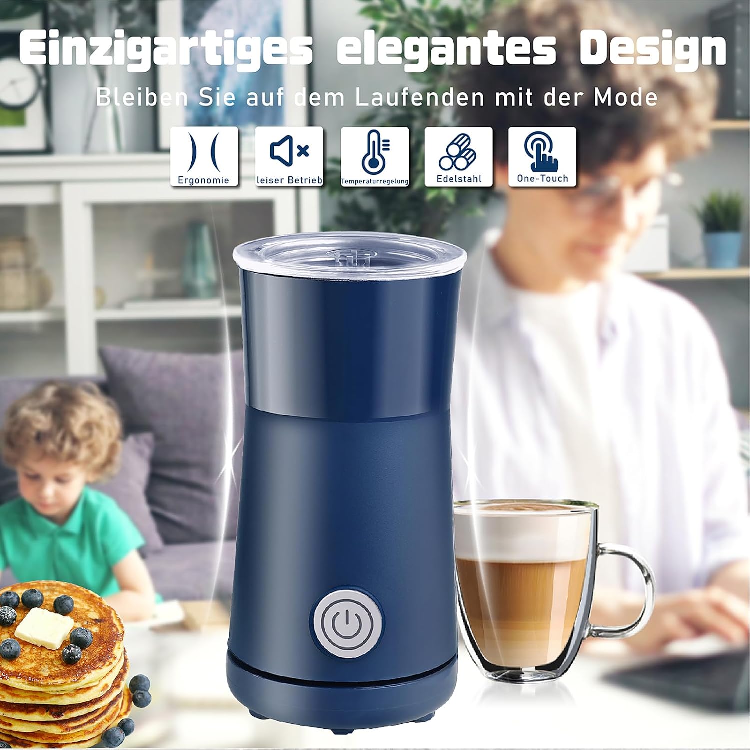 Thumbnail 6 de Huogary Milchaufschäumer 2‑in‑1 240 ml 💫