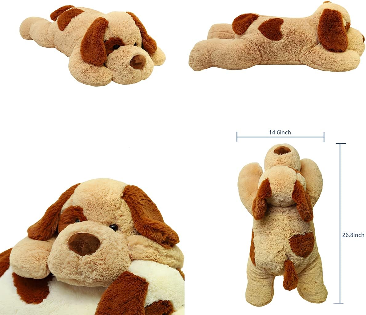 Thumbnail 1 de YESGIRL 26.8-inch 5 lb Weighted Dog Stuffed Animal for Calm Comfort