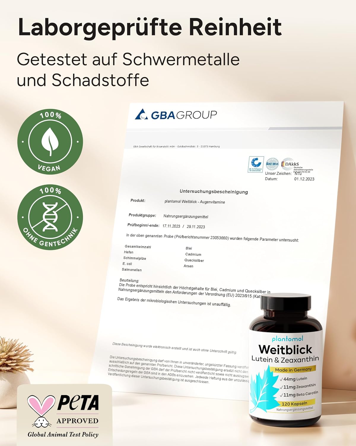 Thumbnail 4 de Lutein Zeaxanthin Kapseln 120 Stk.