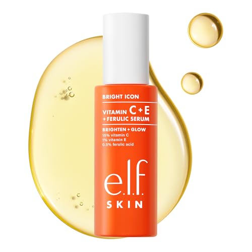 Detalle de e.l.f. SKIN Bright Icon Vitamin C + E + Ferulic Face Serum: Brightening, Soothing, and Lightweight