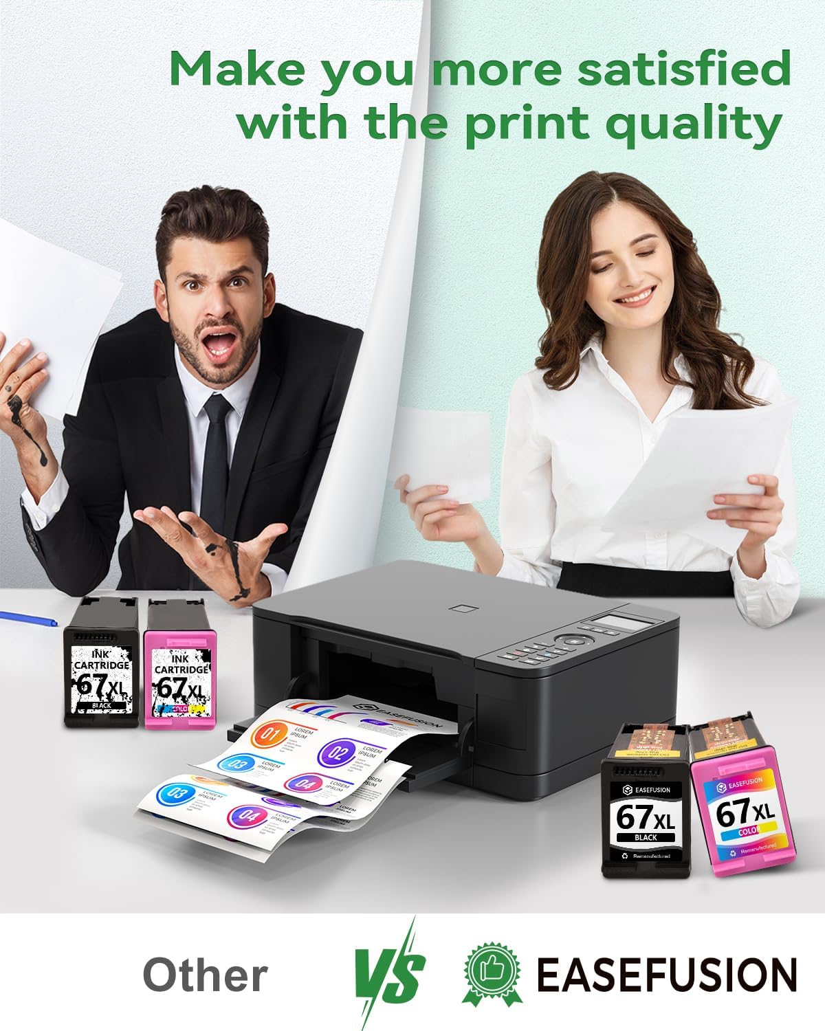 Thumbnail 5 de EaseFusion 67XL Ink Cartridges 750/500