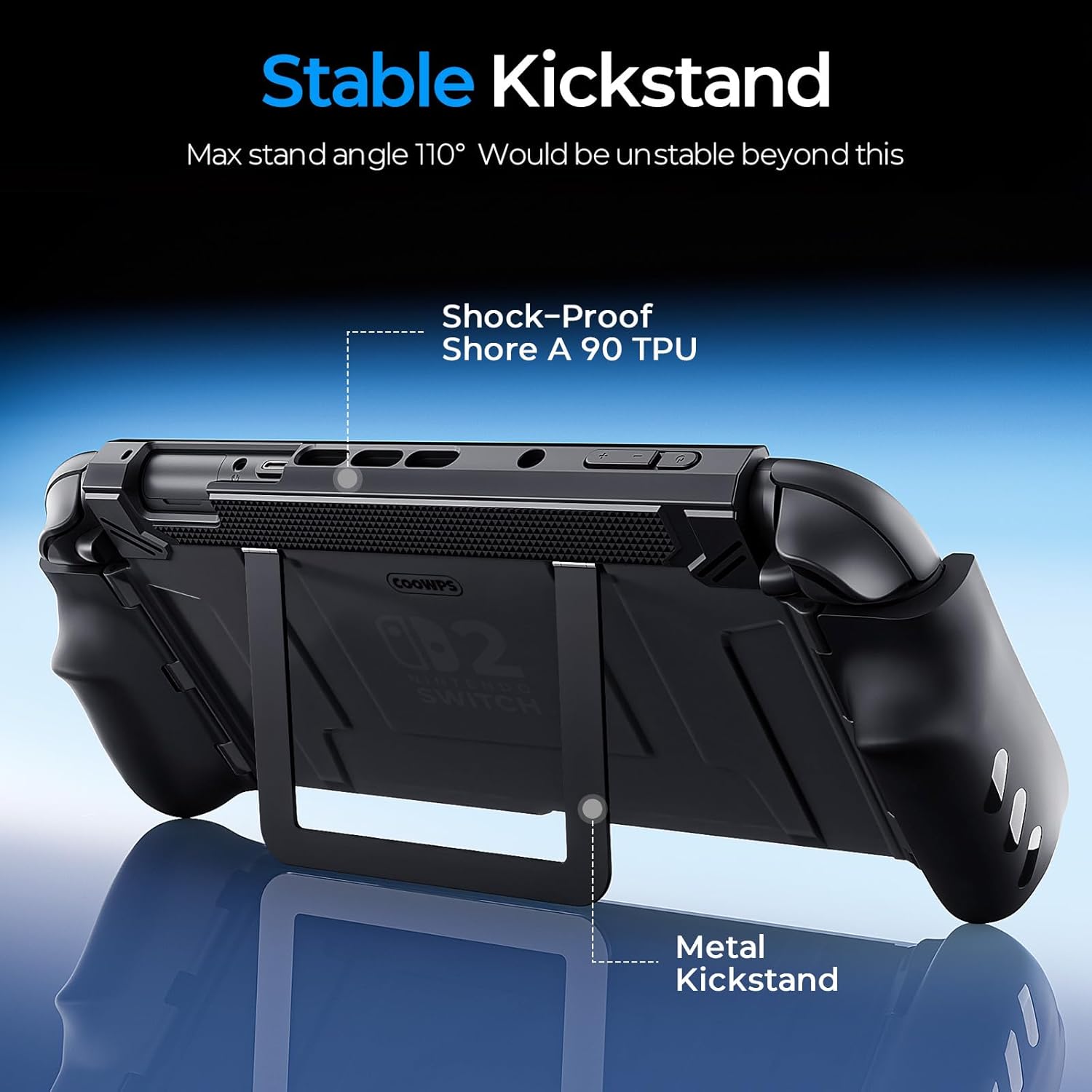 Detalle 2 de COOWPS Nintendo Switch 2 Case with 12 Game Card Slots