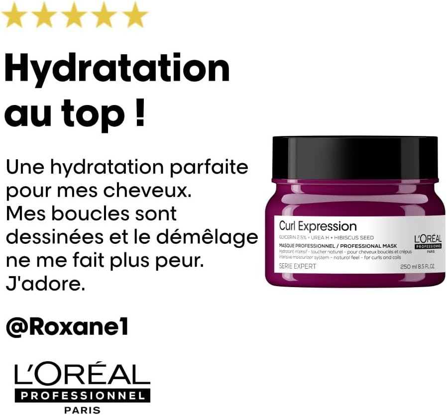 Thumbnail 4 de L'Oréal Professionnel Curl Expression Masque Hydratant pour Cheveux Bouclés et Crépus