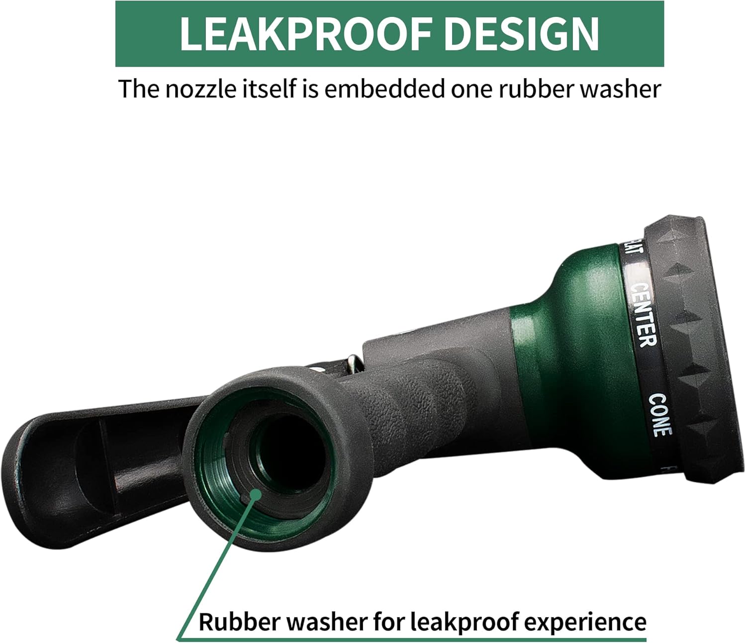 Detalle 2 de AUTOMAN Garden Hose Nozzle with 7 Adjustable Spray Patterns