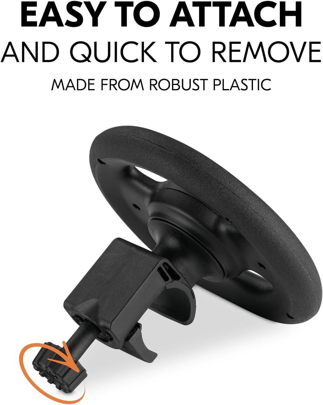 Thumbnail 4 de hauck Pushchair Steering Wheel Toy, Black – Interactive Driving Toy for Toddlers