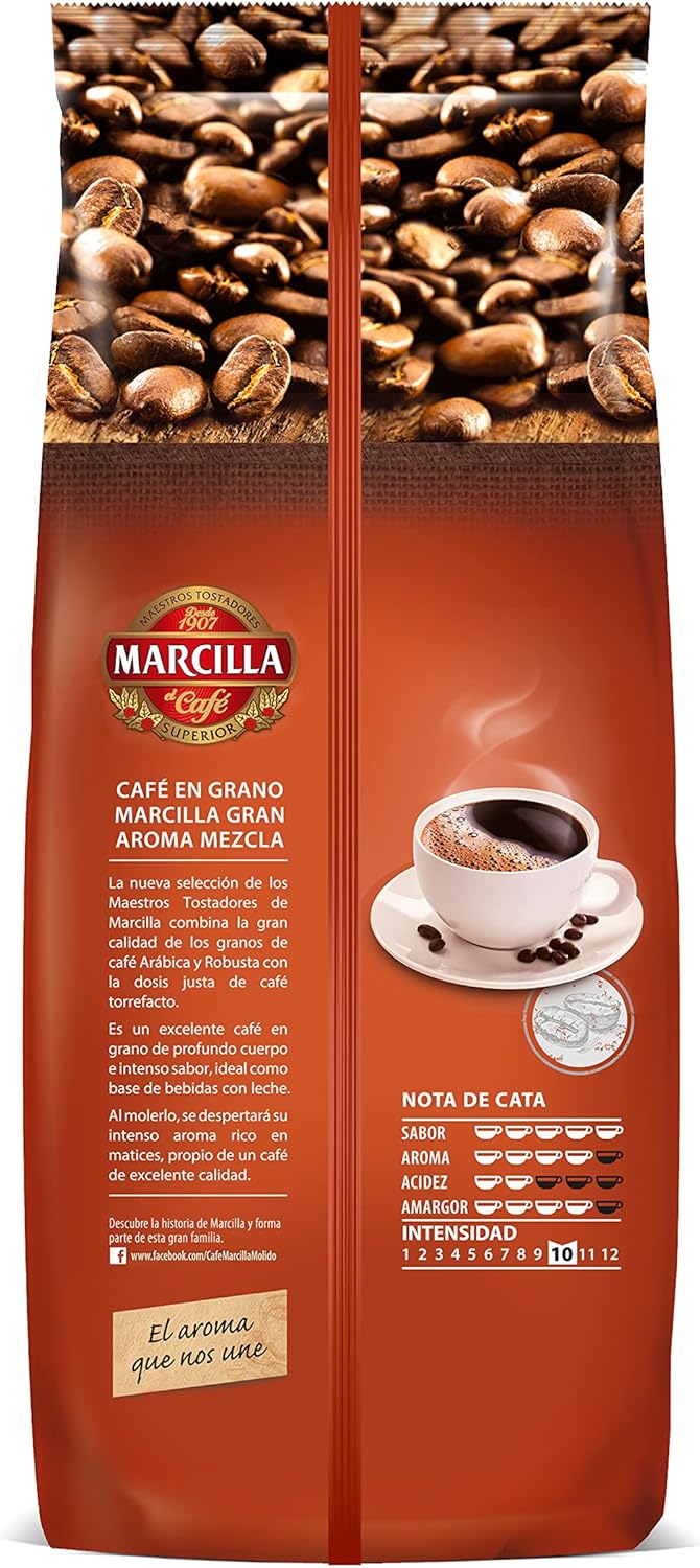 Detalle 2 de Marcilla Gran Aroma Mezcla - Intensidad 10 | Café