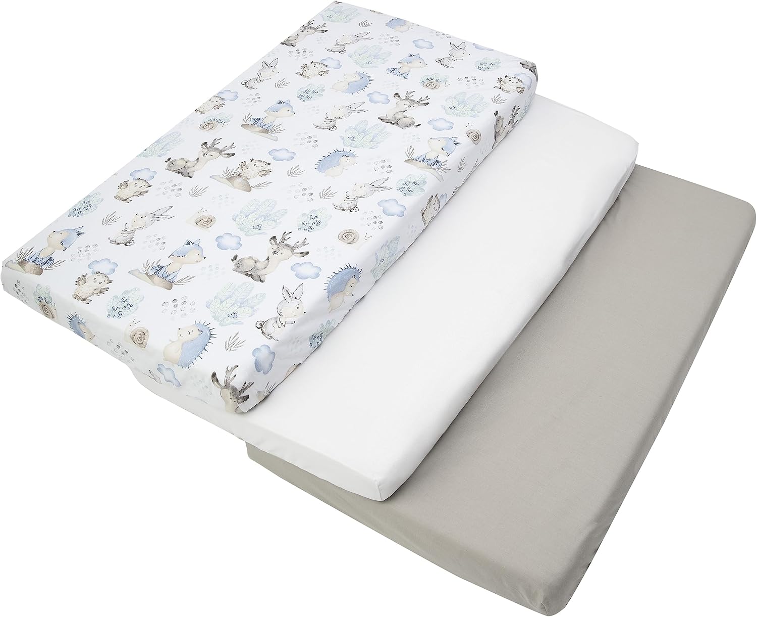 Detalle de Drap housse 60x120 Medi Partners lot de 3