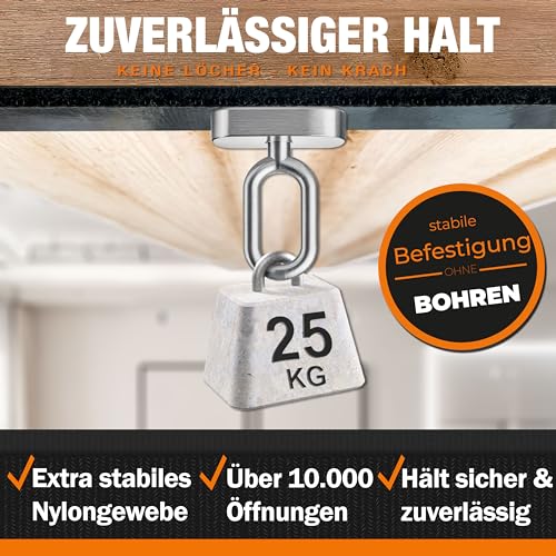 Detalle 2 de Klettband Selbstklebend Extra Stark Outdoor & Indoor 20mm x 5m schwarz von ToolTopia