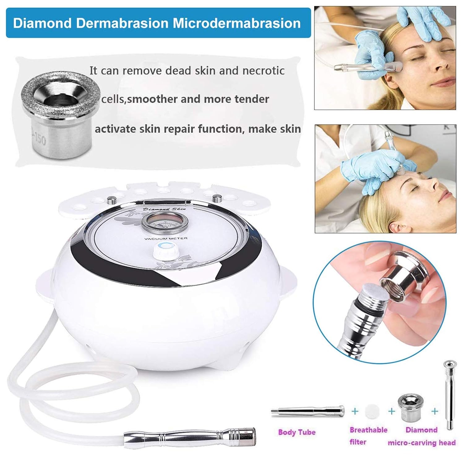Thumbnail 2 de TwoWin Diamant Mikrodermabrasion Maschine 3-in-1