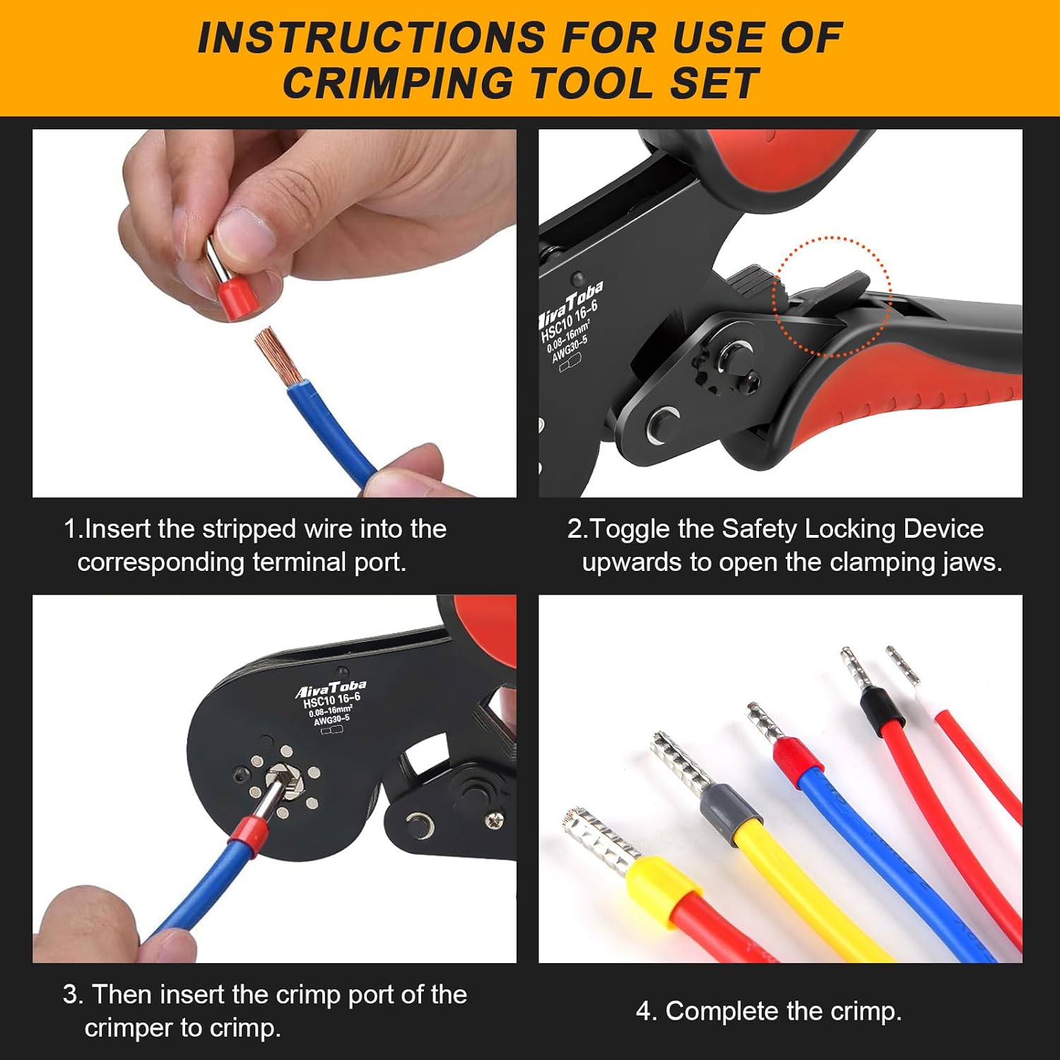 Detalle 2 de Ferrule Crimping Tool Kit ferrule crimping tool kit