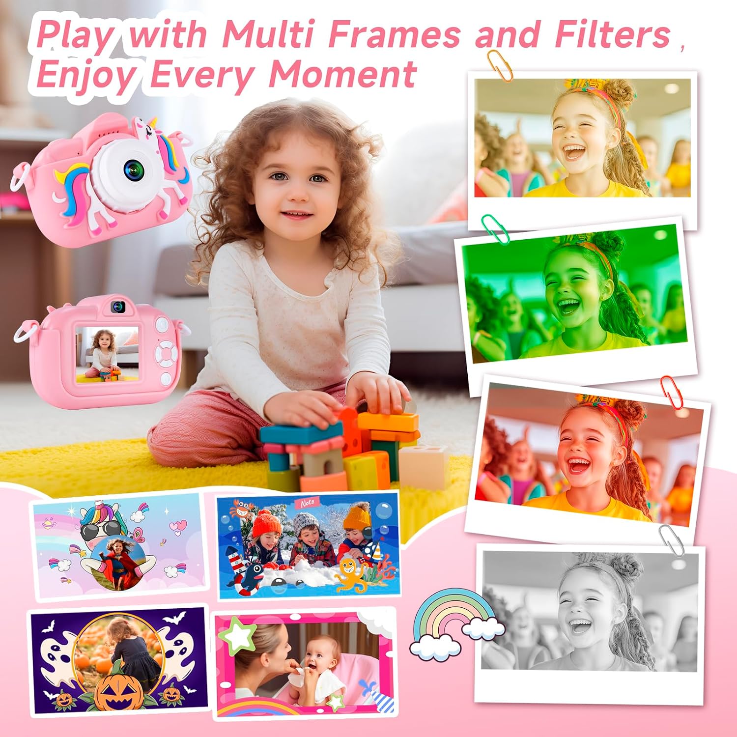 Detalle 2 de Kids Camera 1080P Digital with 32GB Card