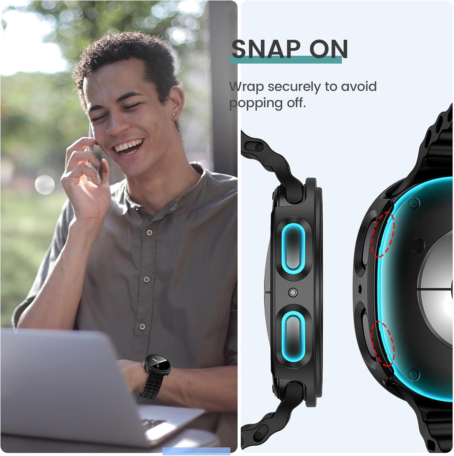 Thumbnail 5 de Tensea Galaxy Watch 8 screen protector 40mm