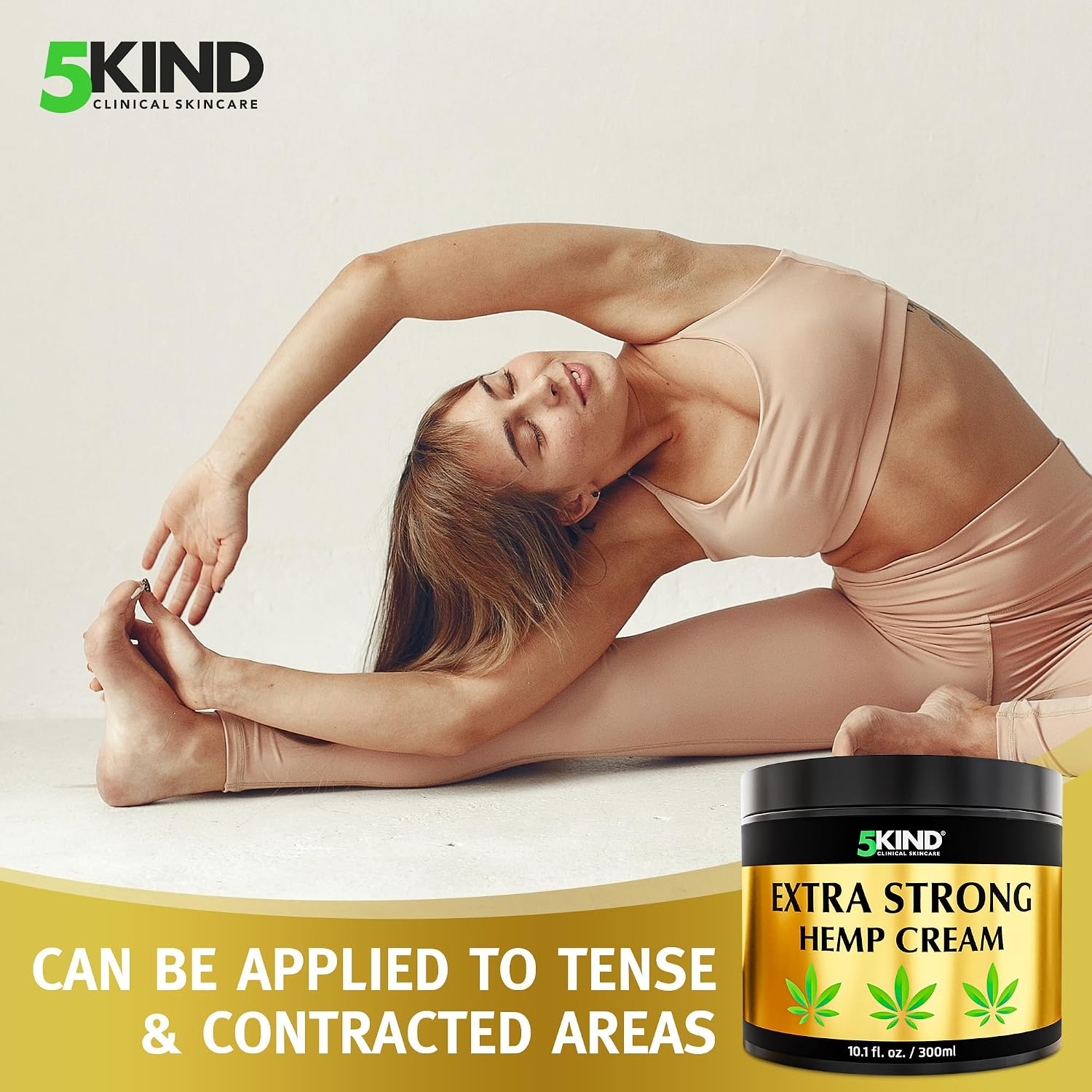 Thumbnail 5 de 5kind Extra Strong Hemp Cream 10.1 fl oz – Maximum Strength Muscle Rub