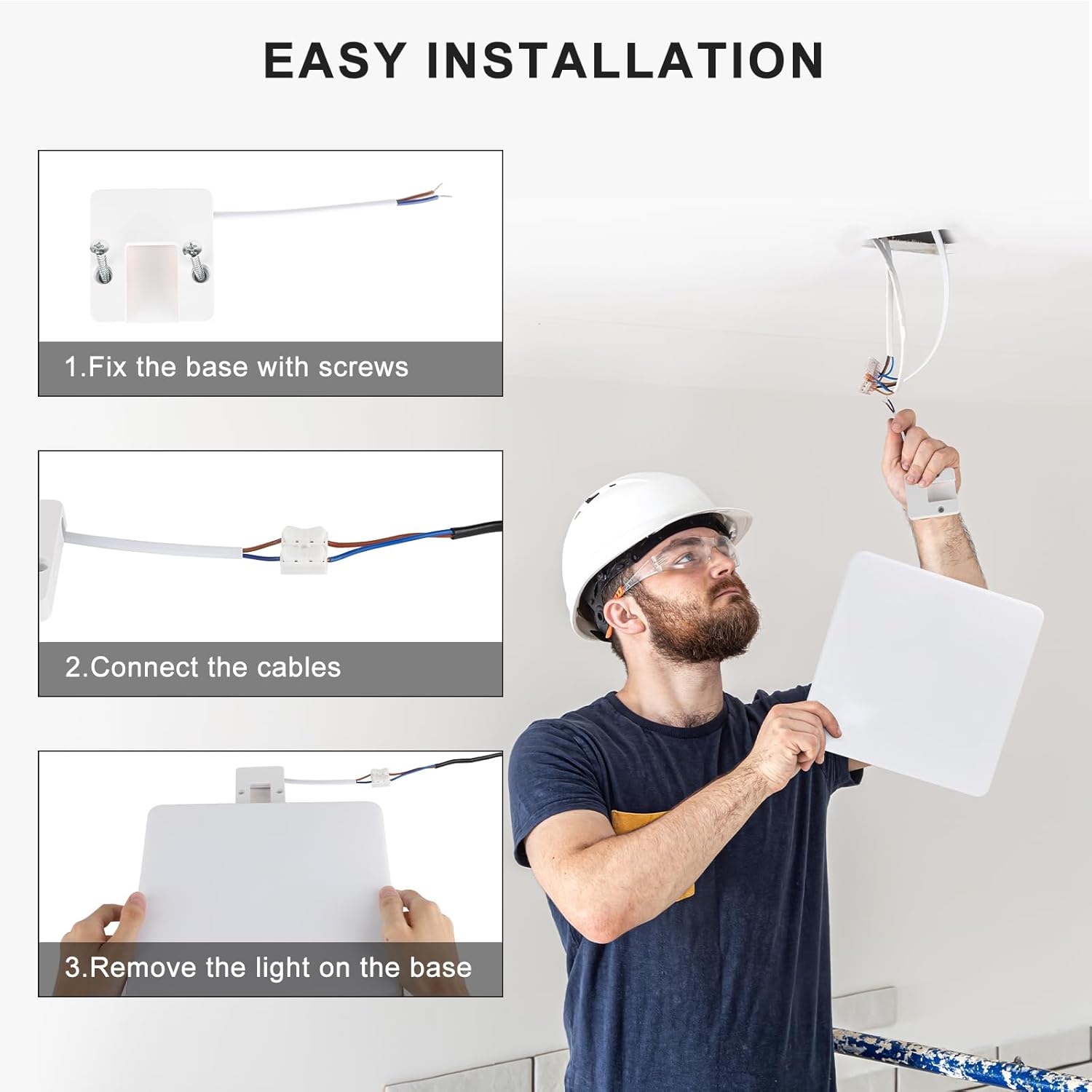 Thumbnail 6 de Kambo Lámpara de Techo LED 36W Blanca Cuadrada