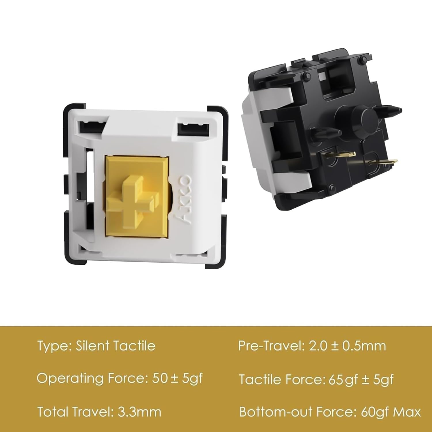 Detalle 2 de Akko V3 Penguin taktile Schalter 50gf ⌨