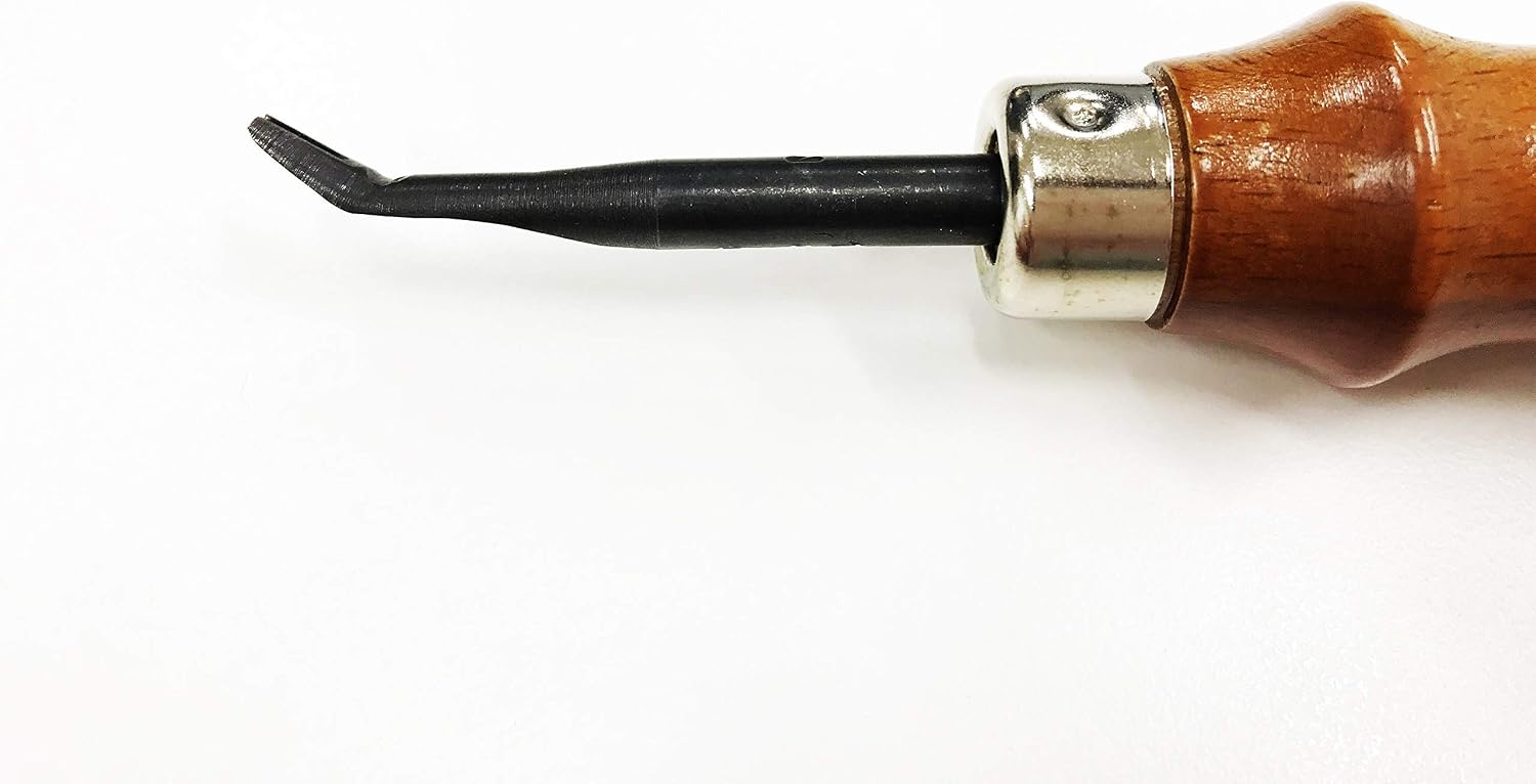 Thumbnail 1 de クラフトシャ へりおとし No.1 0.8mm 8421-01 革のコバ処理用工具