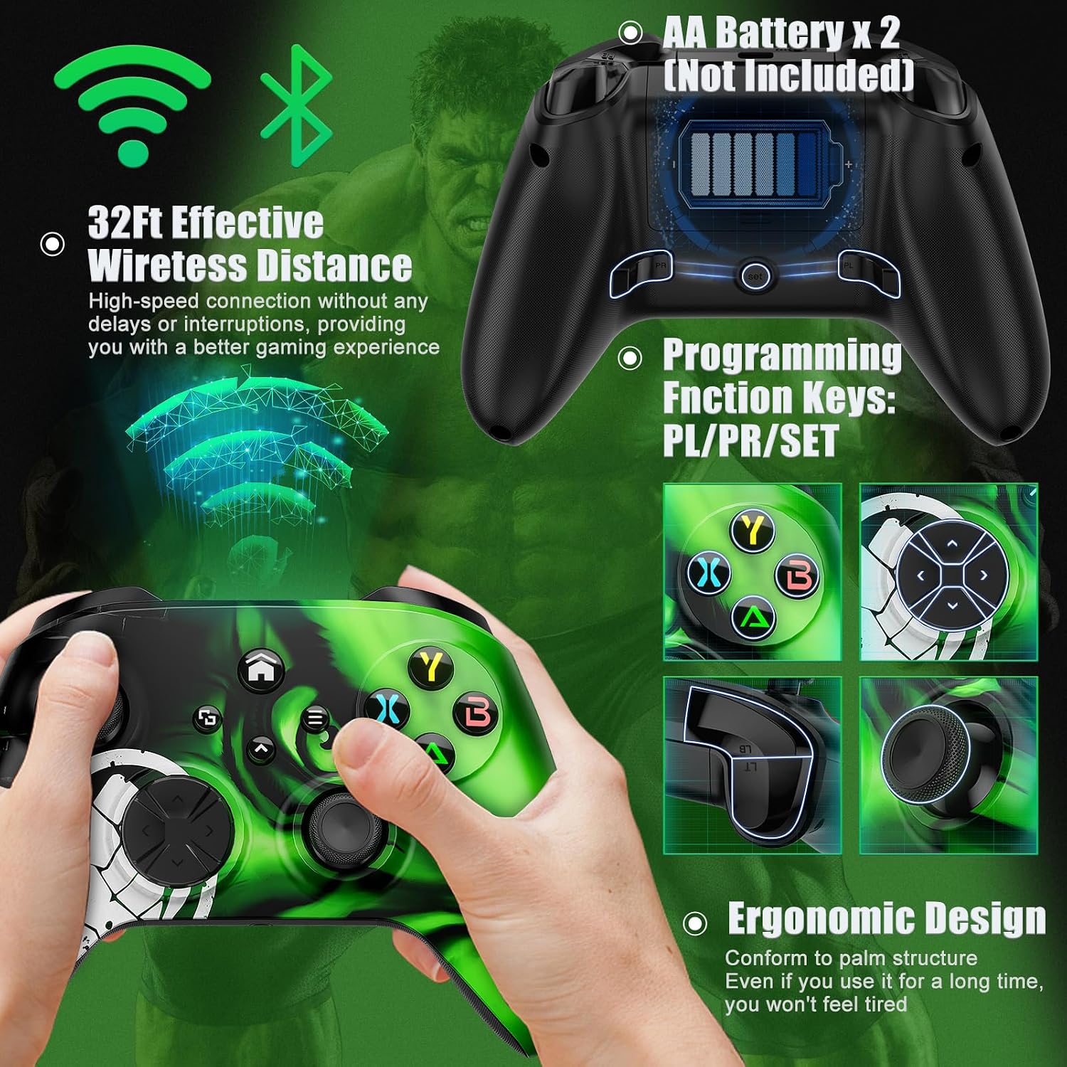 Thumbnail 1 de Gamrombo Wireless Controller for Xbox Series X|S, Xbox One, PC, iOS/Android