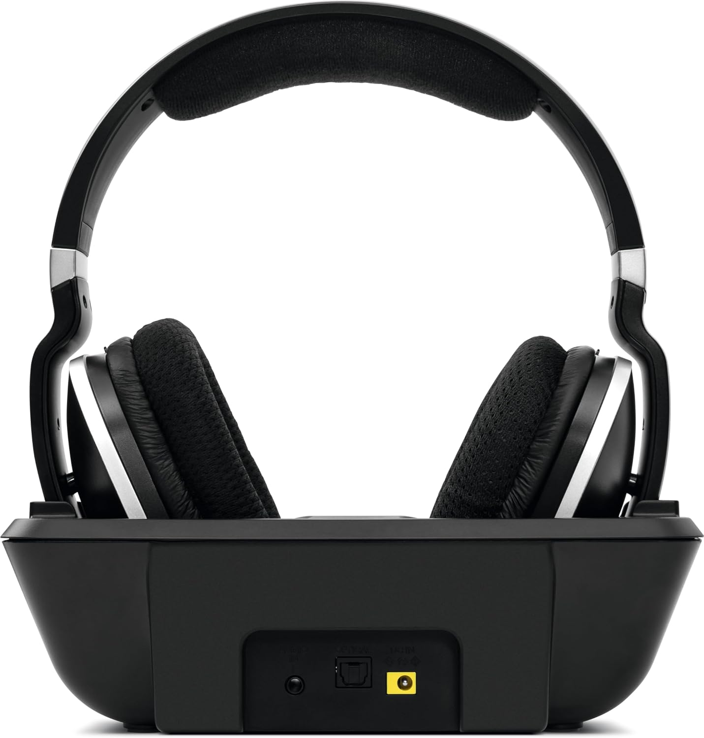 Thumbnail 2 de TechniSat STEREOMAN 2 V2 – Casque sans Fil 2,4 GHz avec Station d’accueil et Connexion Optique (Noir)