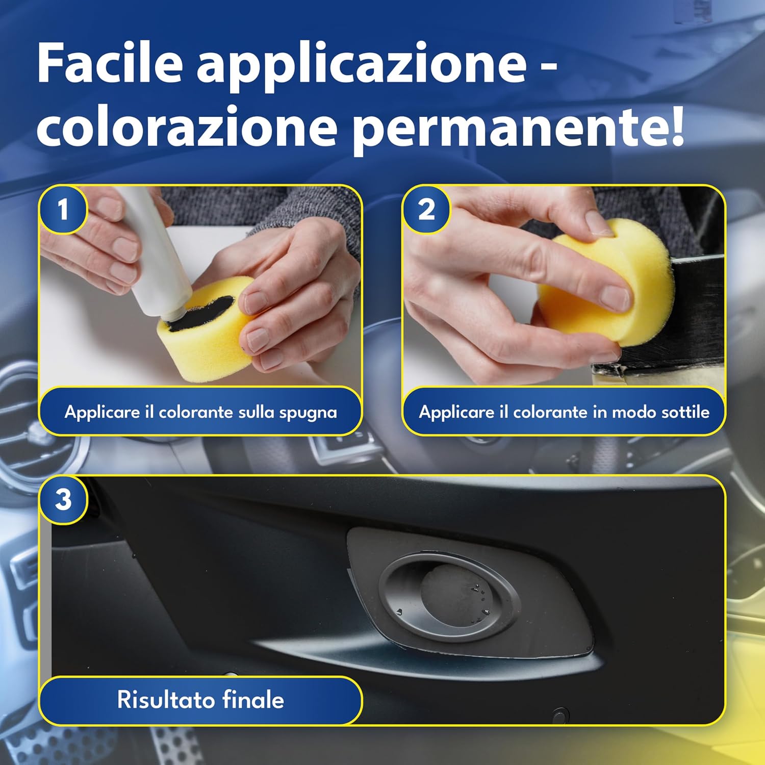 Detalle de ATG Rinnova plastiche Auto Nero 70 g 🧽