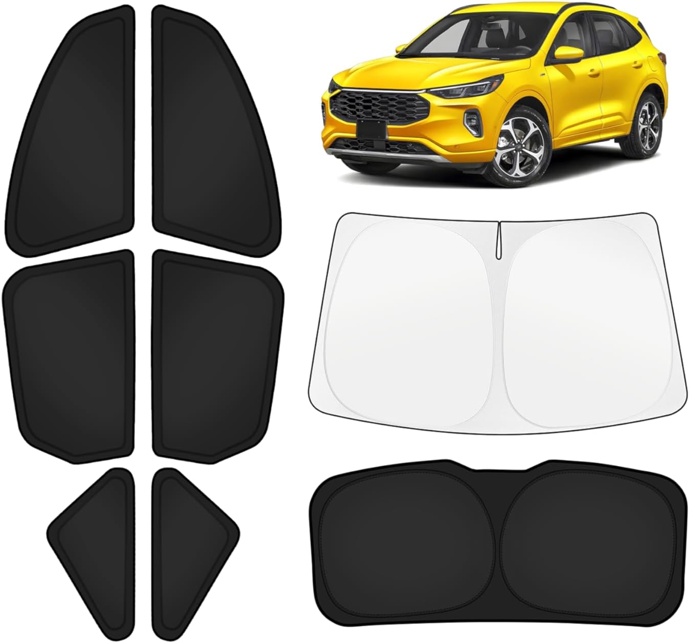 Detalle de KUST Car Window Shades for Ford Escape 2020–2026