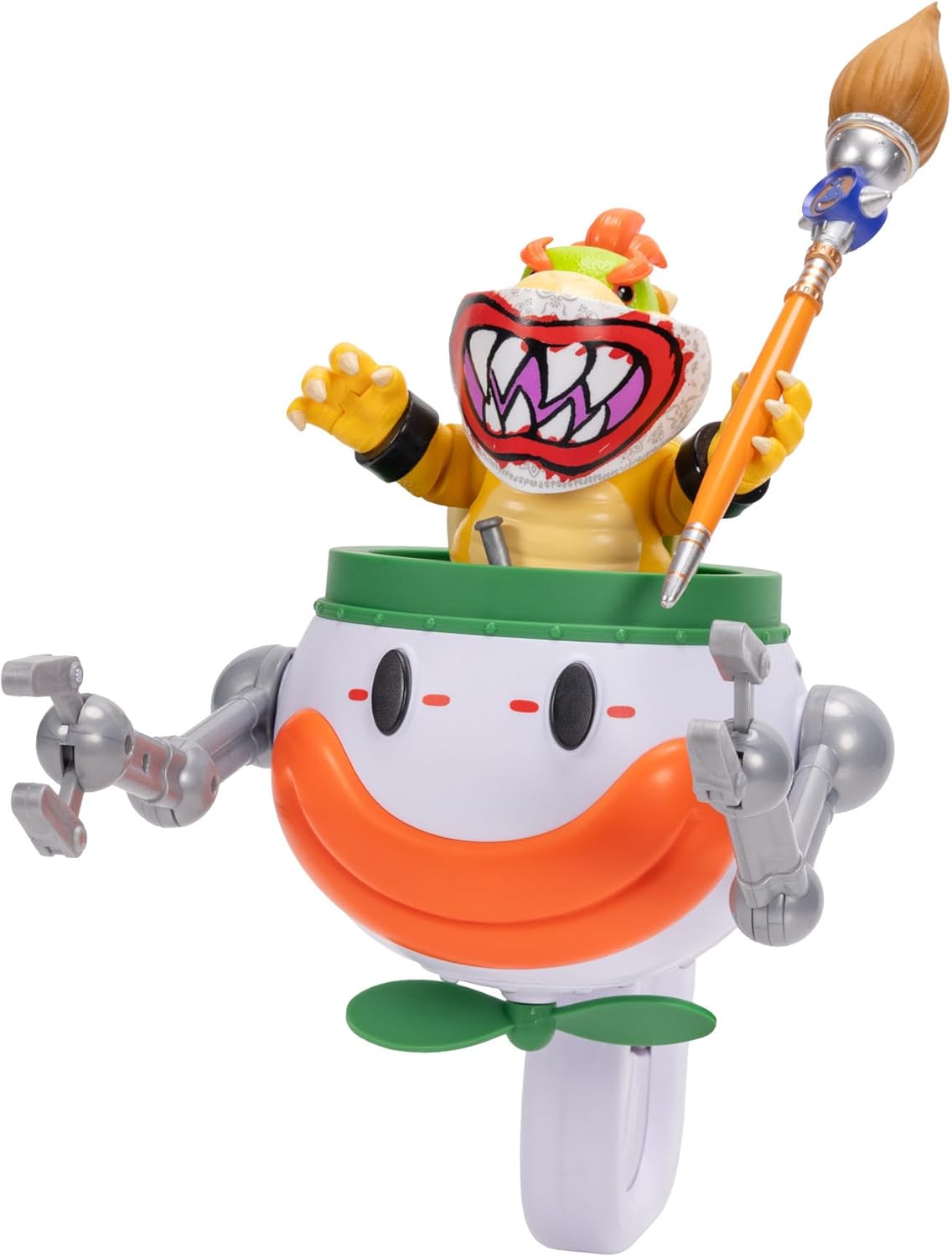 Thumbnail 1 de Bowser Jr. Action figure da 12,7 cm con Clown Car interattiva – Jakks Pacific (Super Mario Galaxy)