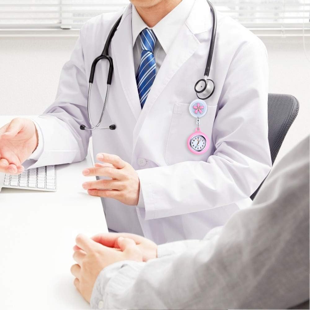 Thumbnail 6 de Vicloon Krankenschwesteruhr mit Clip und Leuchtzeiger