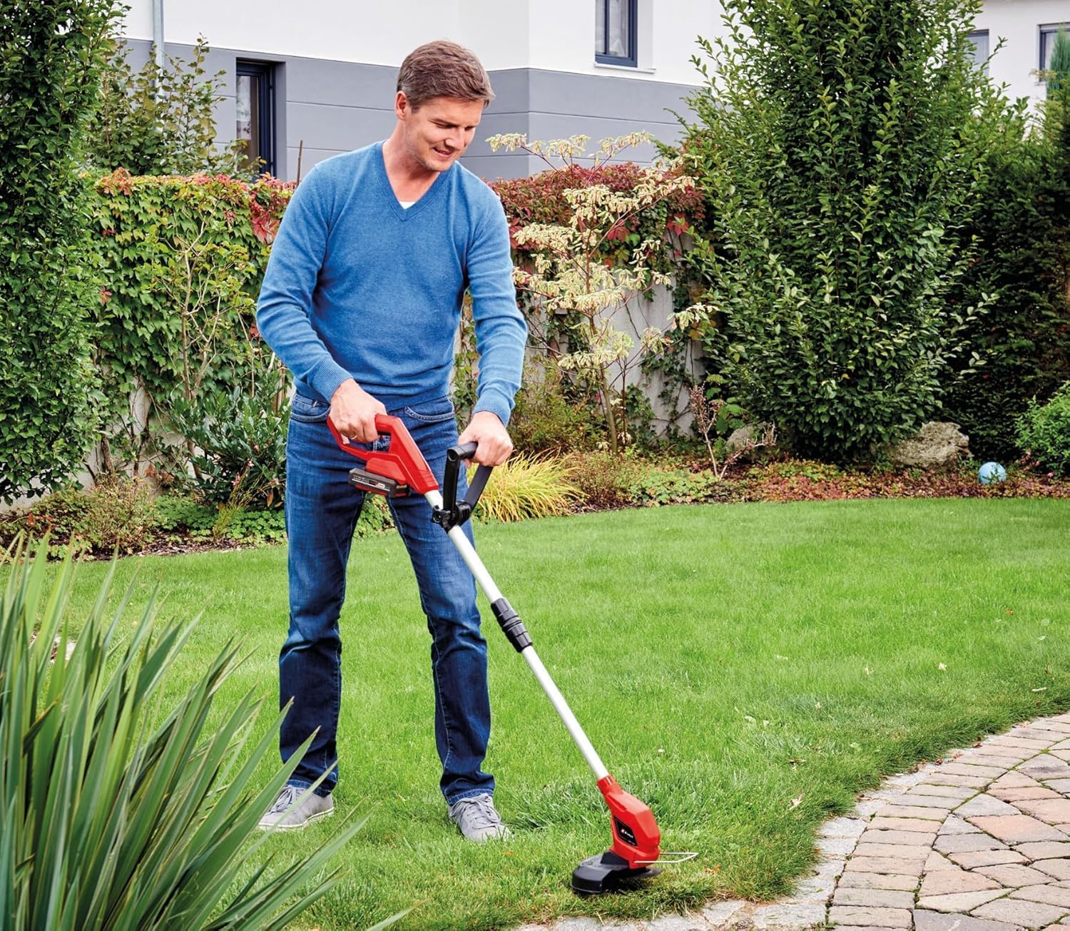 Thumbnail 3 de Einhell GC-CT 18/24 Li cordless grass trimmer (Power X-Change) with battery, charger and 24cm cutting width
